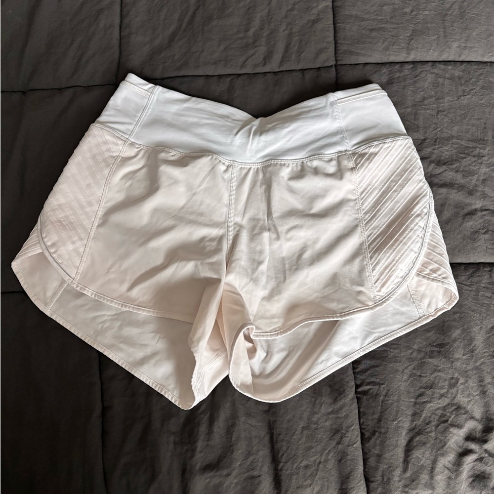 Lululemon Athletica Women's White Athletic Shorts
